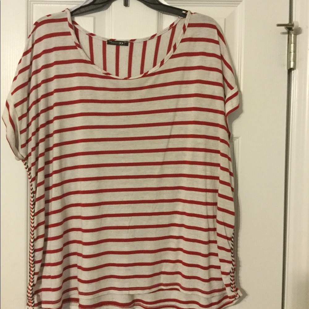 Paper Moon red striped T-shirt